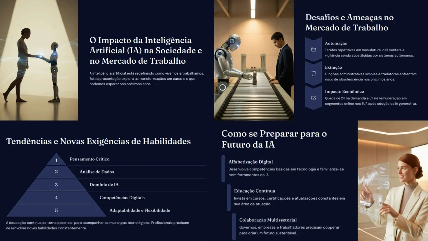 Presentación y material profesional generado con IA